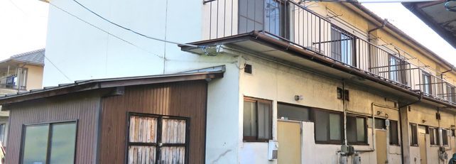 築50年 長屋(大阪市住之江区)の外観